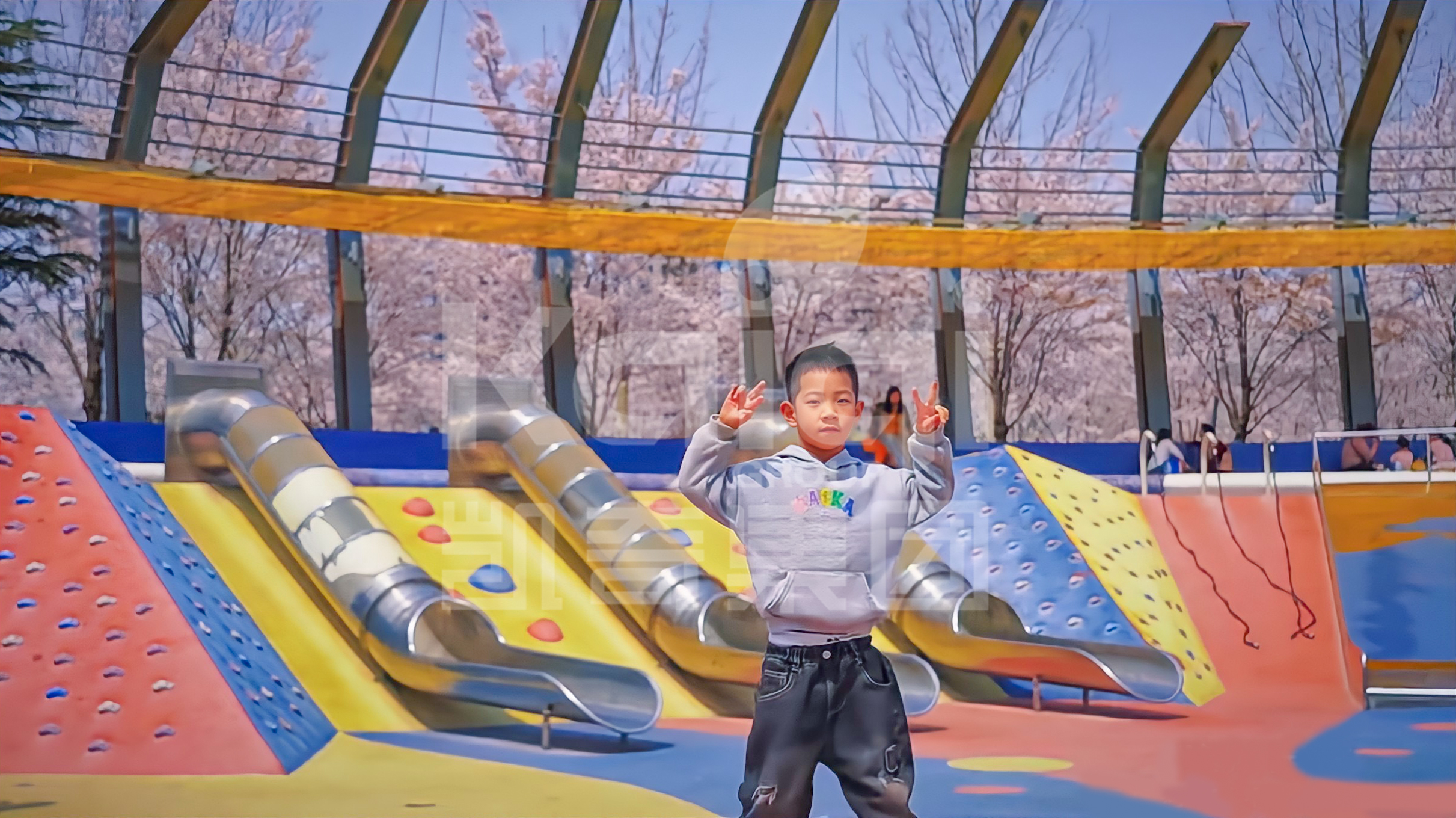 胶州三里河儿童乐园 | 置身生态绿廊，开启游乐之旅