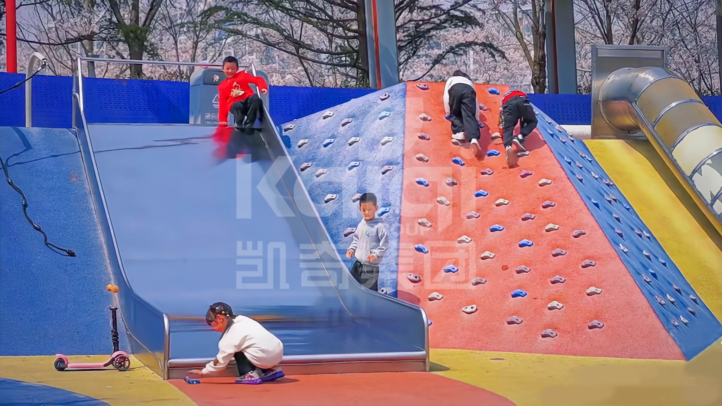 胶州三里河儿童乐园 | 置身生态绿廊，开启游乐之旅