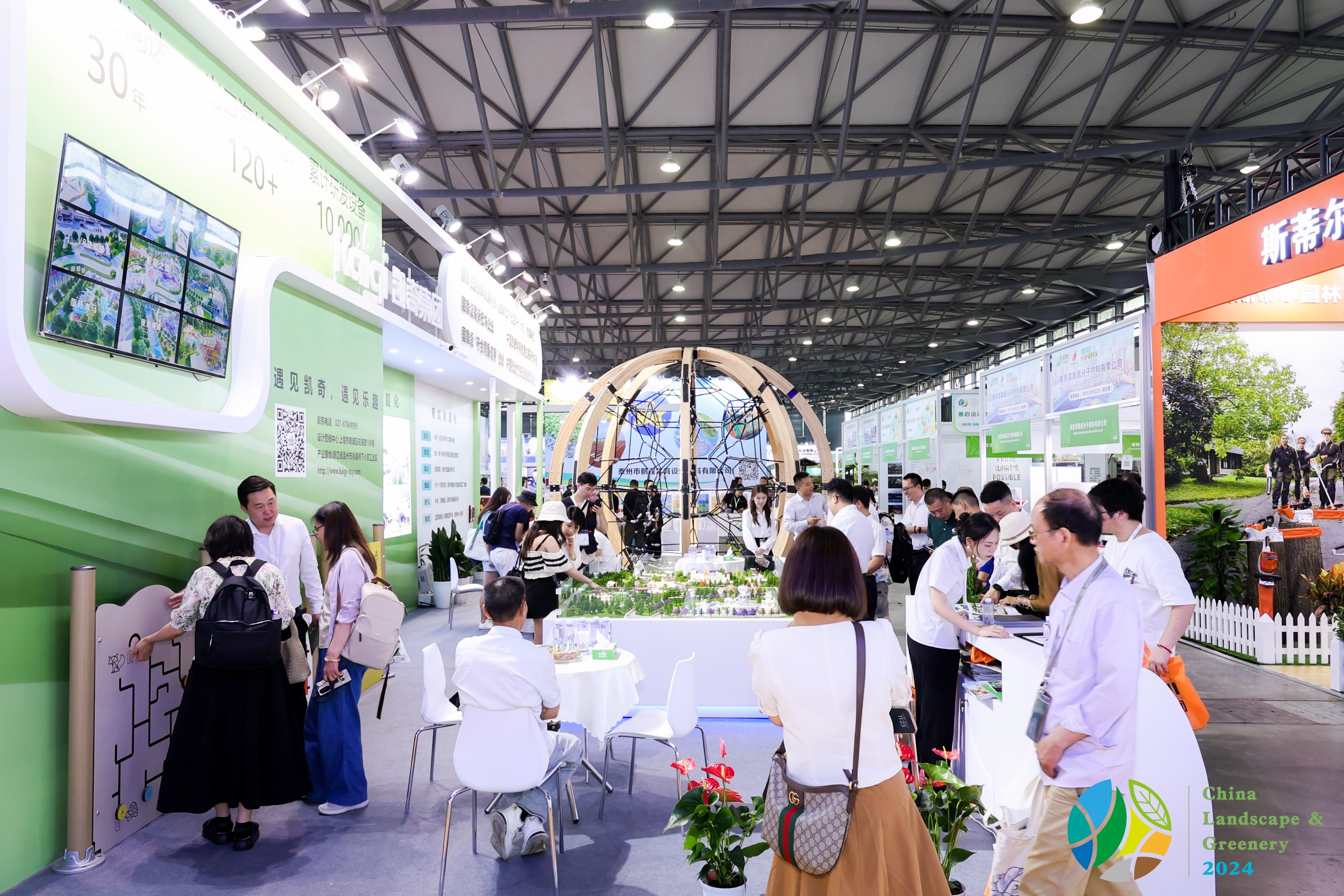 绿意盈怀，自然之韵 | pa真人集团参加第二十届中国（上海）国际园林景观博览会