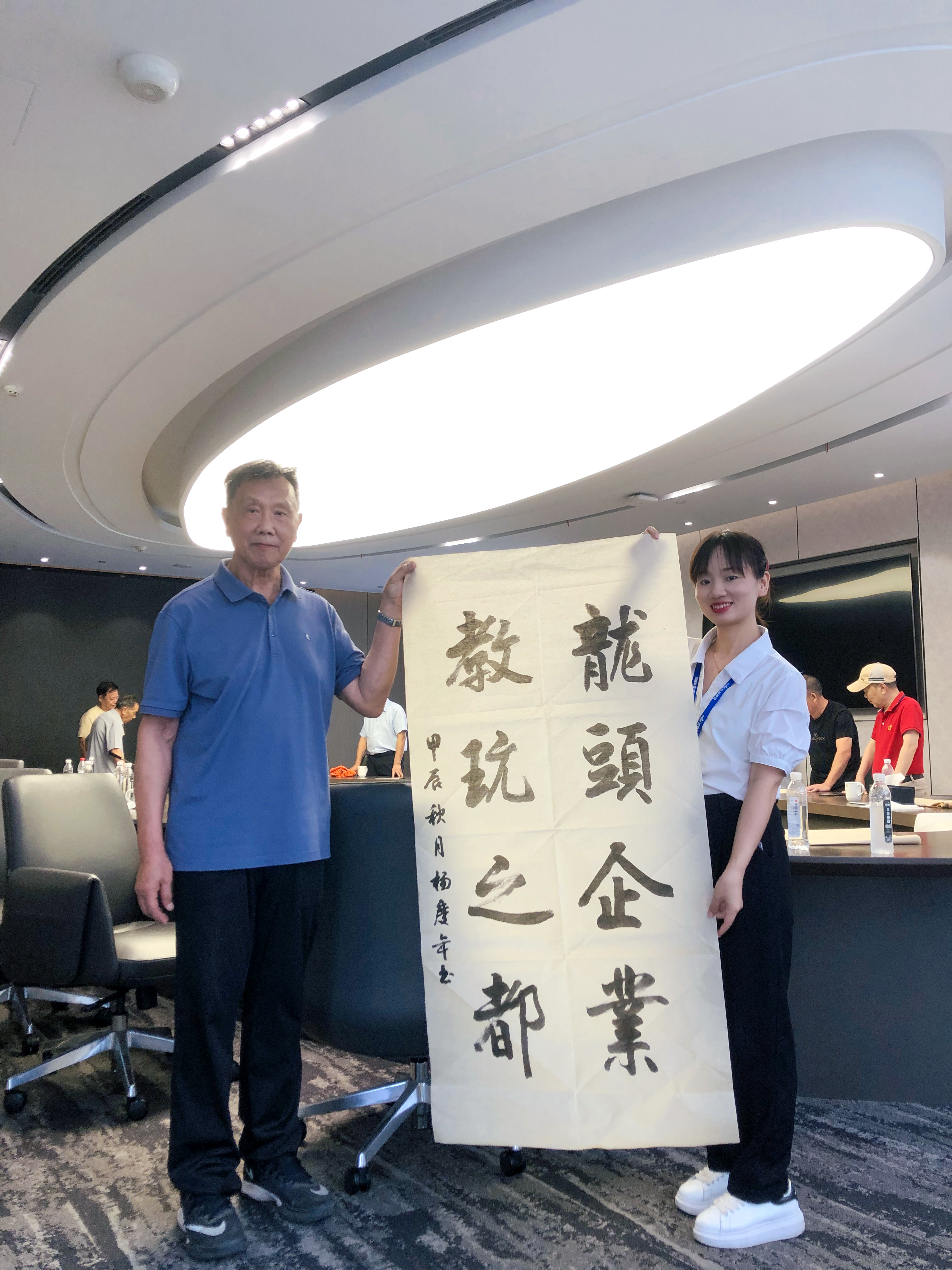 楠溪诗韵 笔墨传情 | 永嘉县诗词与楹联学会参观pa真人集团